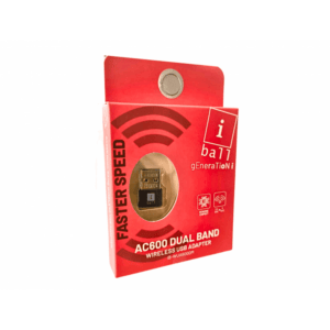 iBall AC600 Dual Band Wi-Fi USB Adapter- iB-WUA600DM