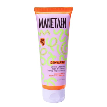 Manetain Co-Wash Shampoo With Peppermint & Neem - 100ml