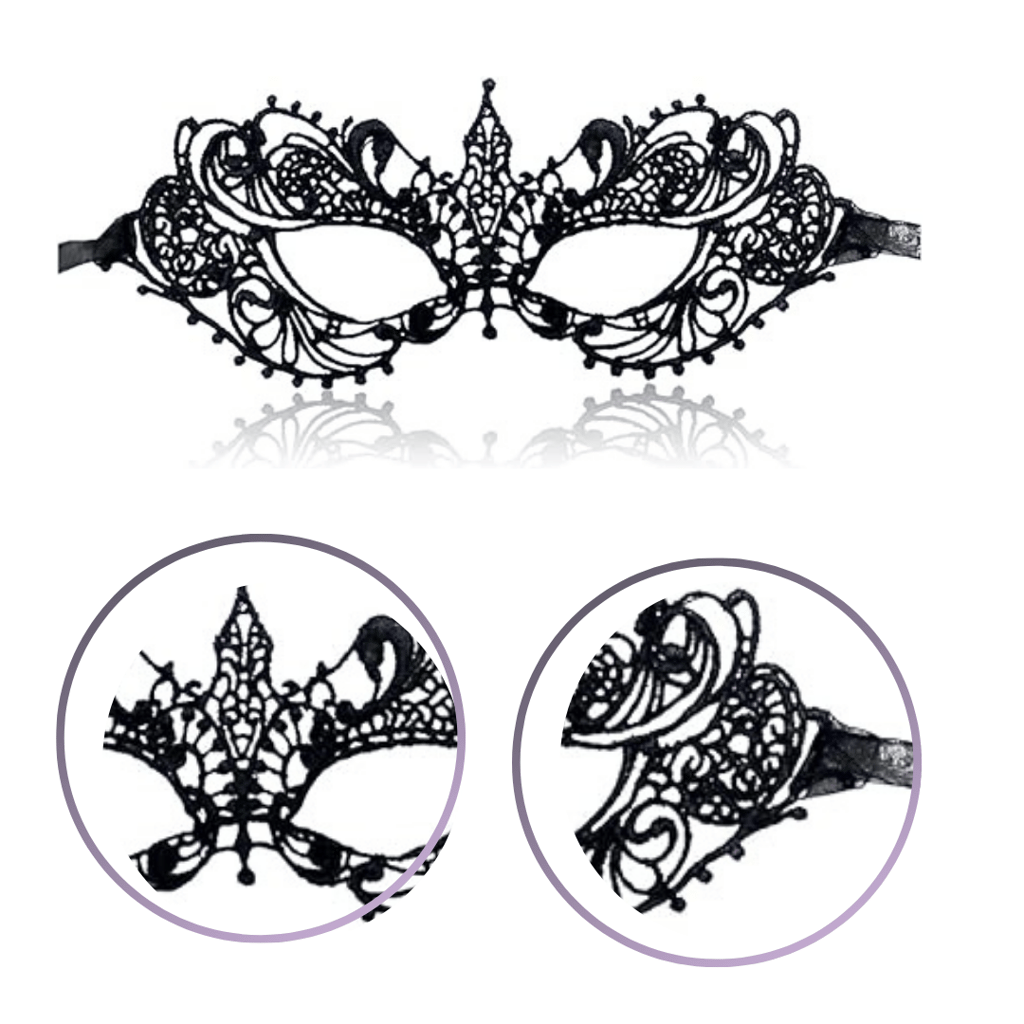 Masquerade Black Lace Women Eye Mask