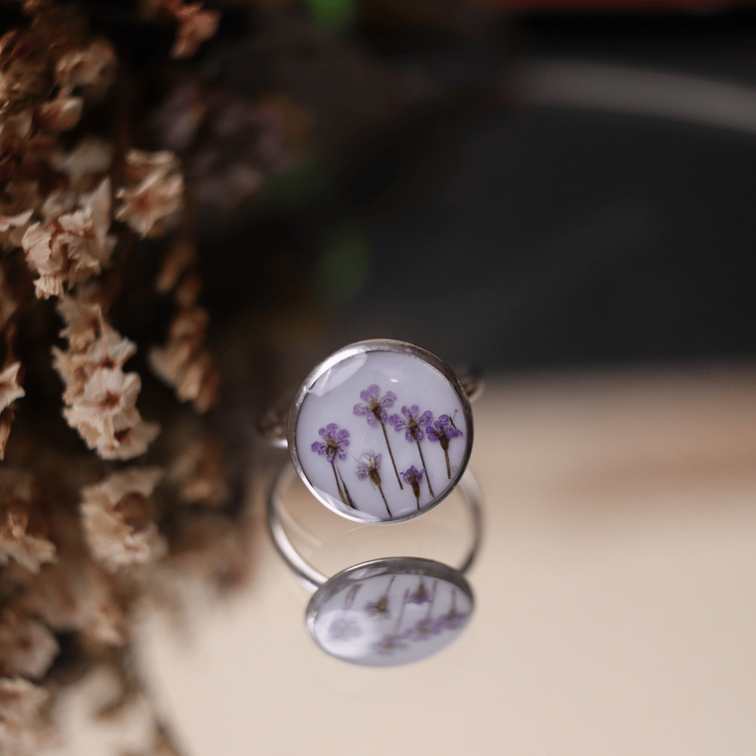 Anne's Lace Rings-Purple(white)