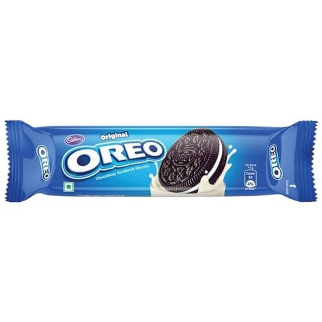 Cadbury Oreo Vanilla Flavour Biscuit Cream Sandwich, 120 gm - Cadbury Oreo Vanilla Flavour Biscuit Cream Sandwich, 120 gm