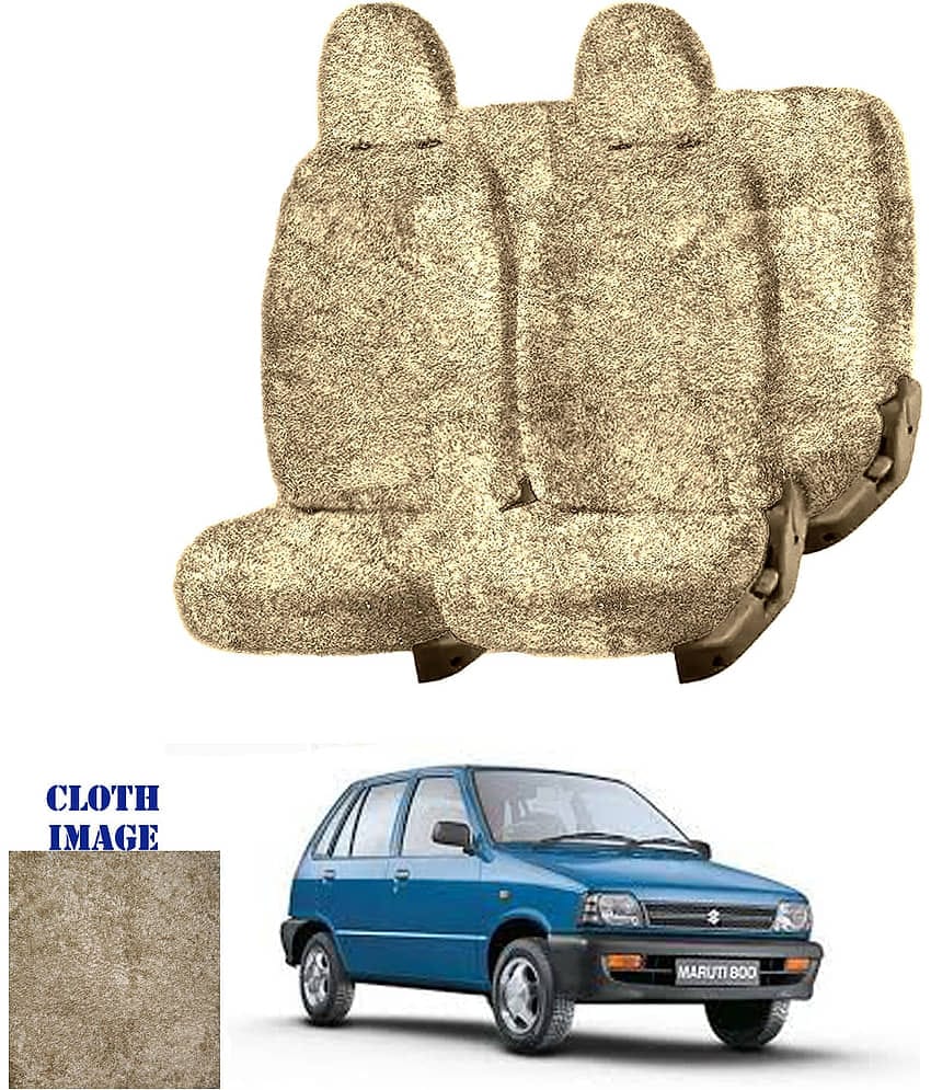 Maruti 800 Beige 5 Seater Car Seat Cover