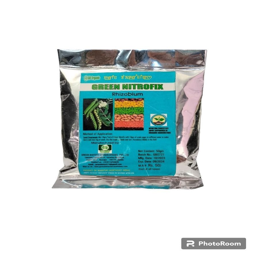 Green Nitrofix Rhizobium (Rz) - 50 gm - 50 gm - 1 packet