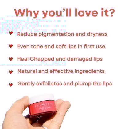 Raspberry Slush Lip Scrub For Pigmentation