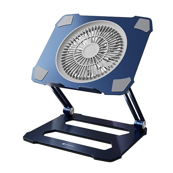 Portronics My Buddy K10 Portable Laptop Stand (Grey)