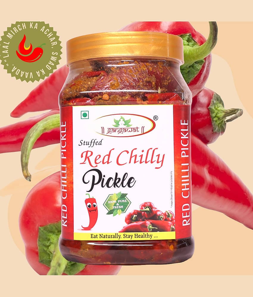 gangawat red chilli Vegetable Pickle 800 g