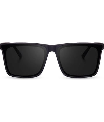 Creature Black Square Sunglasses ( Pack of 1 )