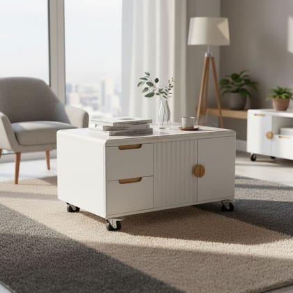 Wooden Coffee Table-Central Table