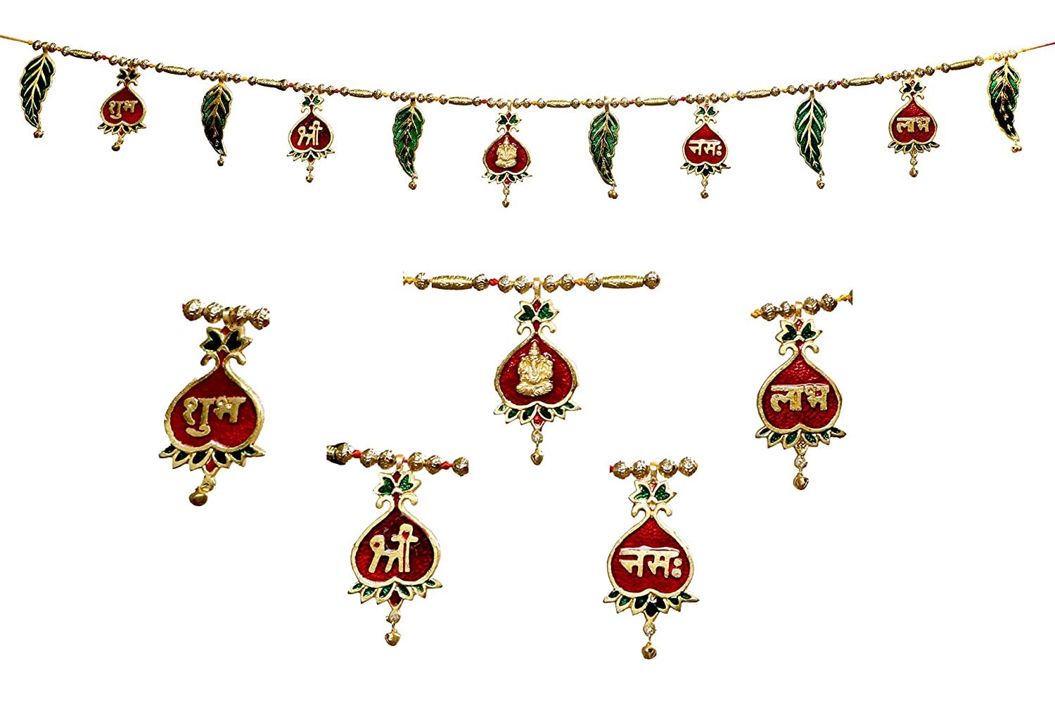 DreamKraft Metal Door Hangings Toran Bandarwal for Main Door Decor and Gift Purpose (152.5X12 cm)