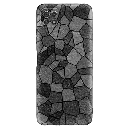 Black Marble Samsung A22 5G Premium Embossed Mobile cover