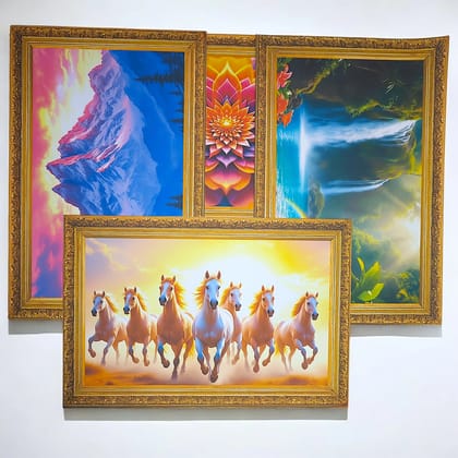 Vastu Decor Poster Set for Home, Office and Shop – Vastu Shastra Wall Art for Positive Energy