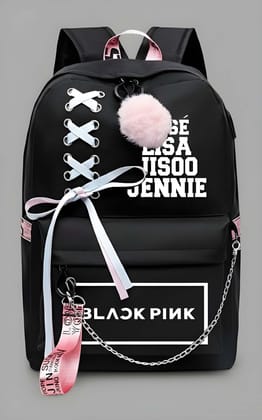 Latest Cute Pom-Pom Backpack Bag for Girls and Women | Trendy, Lightweight & Durable Backpack for School, College & Travel