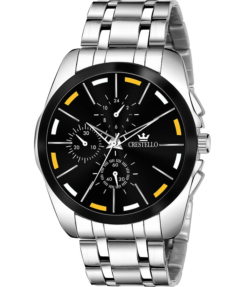 Crestello - Silver Metal Analog Men's Watch