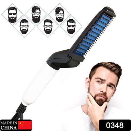 Men's Beard and Hair Curling Straightener (Modelling Comb), Hair accessories