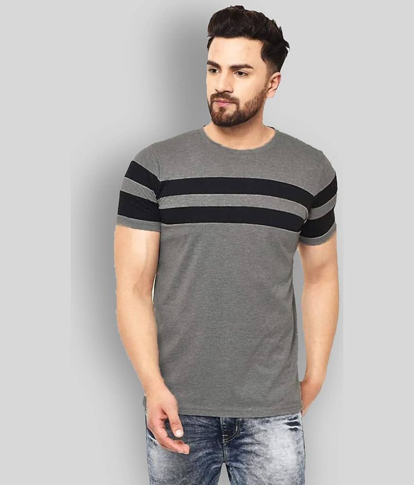 Leotude Pack of 1 Cotton Blend Regular Fit Men's T-Shirt ( Maroon )