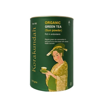 Korakundah Organic Green Tea (Gunpowder) 100 g