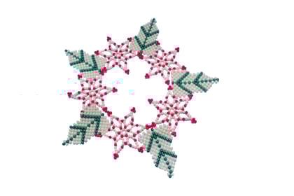 Pearl Leaf Flower Rangoli