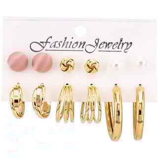 Vintage Gold Hoop Earring