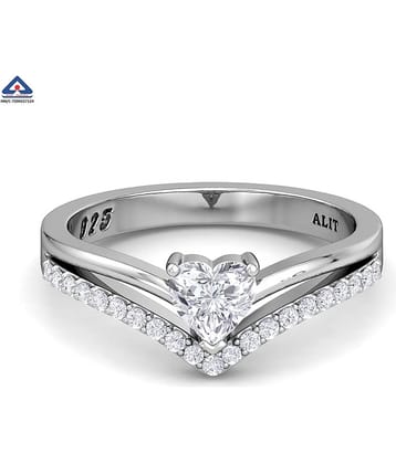 ALITJEWELLERY - Silver Rings ( Pack of 1 )