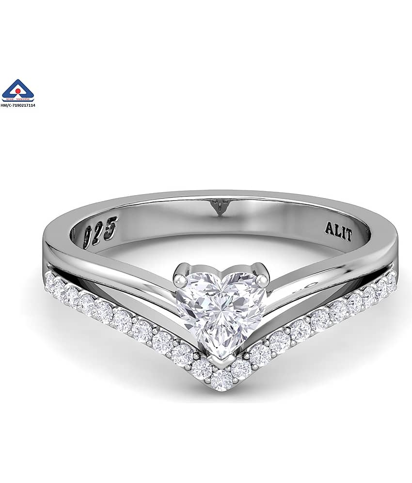ALITJEWELLERY - Silver Rings ( Pack of 1 )