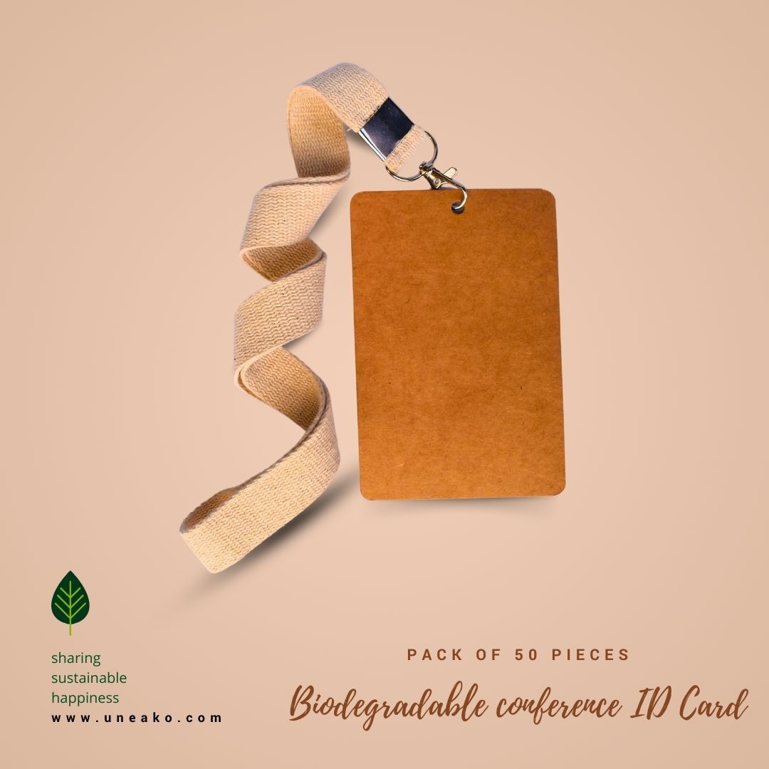 Bio Degradeble Confrence Id card  50 pcs
