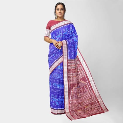 Traditional Ikat Bandha Sambalpuri Silk Saree Traditional Ikat Bandha Sambalpuri Silk Saree