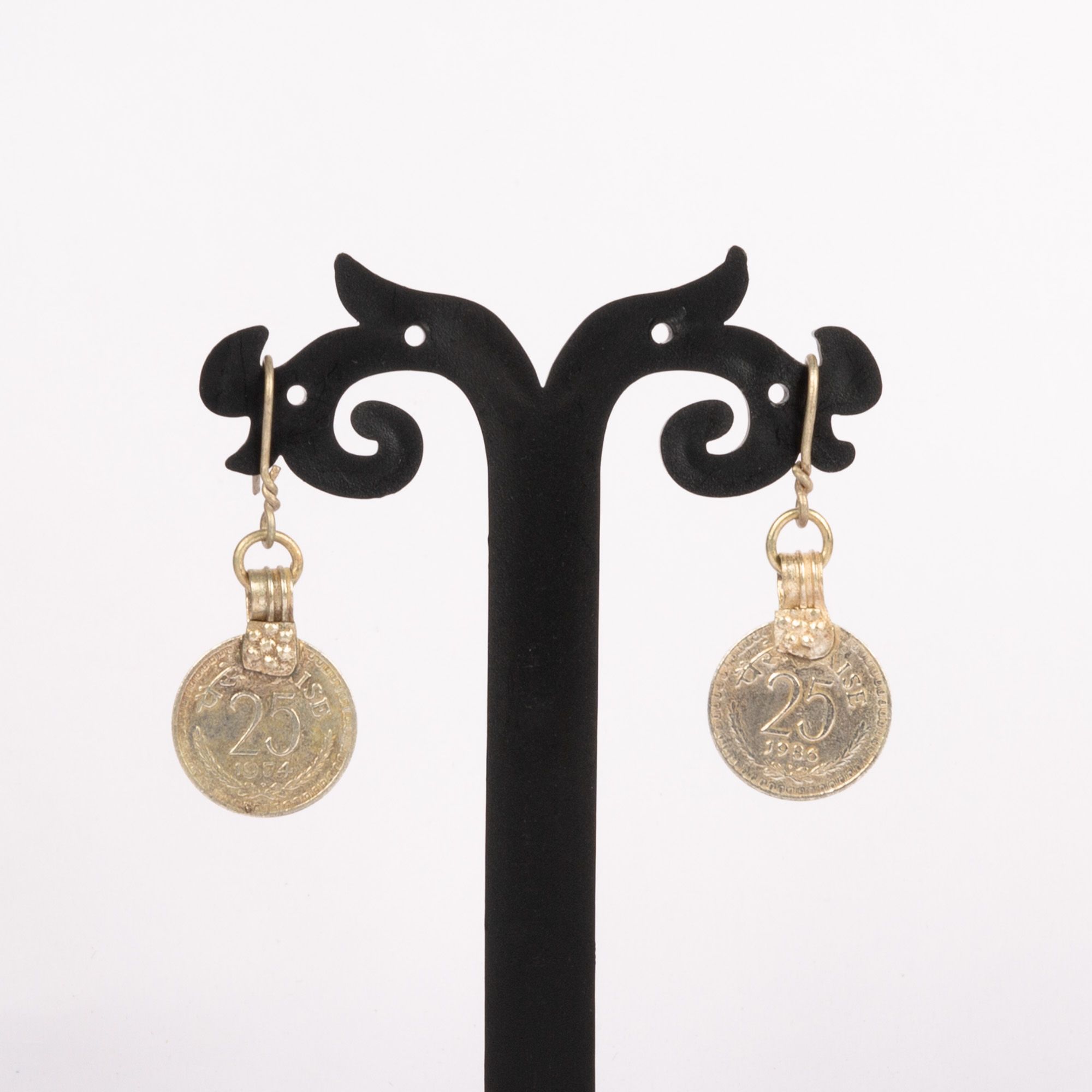 Tribes India Earring 25 Paisa Pair