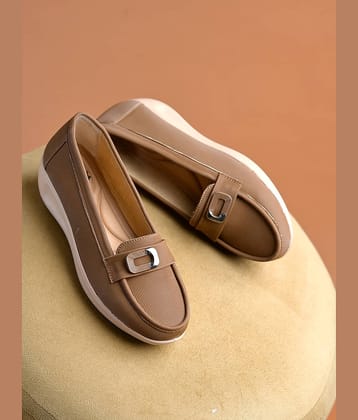 Shoetopia Tan Women's Pumps Heels
