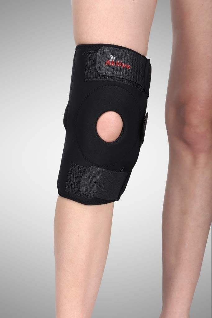 Aktive Support Polymer 507 Hinged Knee (Free Size, Black)