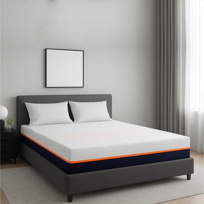 Coirfit HR Luxe With NIVF Technology 5 Inch King Size Memory Foam Mattress (72X70 Inches), Both Side Quilted, Soft Relax Comfort, with HR Foam Foam| 11-Year Warranty