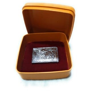 Shani Ranga Remedy / Lal Kitab Remedy Lead Figurines For Shani Dosh Shanti Yantra For Floating In Water 1 Pcs. Coin