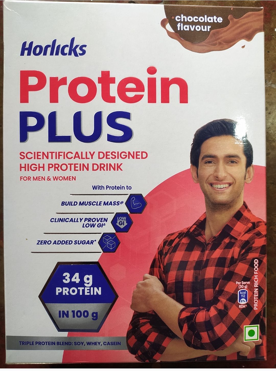 horlicks protein plus 34 g protein in 100 g drink