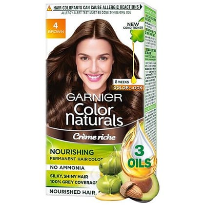Garnier Hair Colour - Colour Naturals, Mini, 35 Ml + 30 G 400 Brown