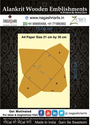 Brand Zero MDF Tray - Sets of 3 pieces