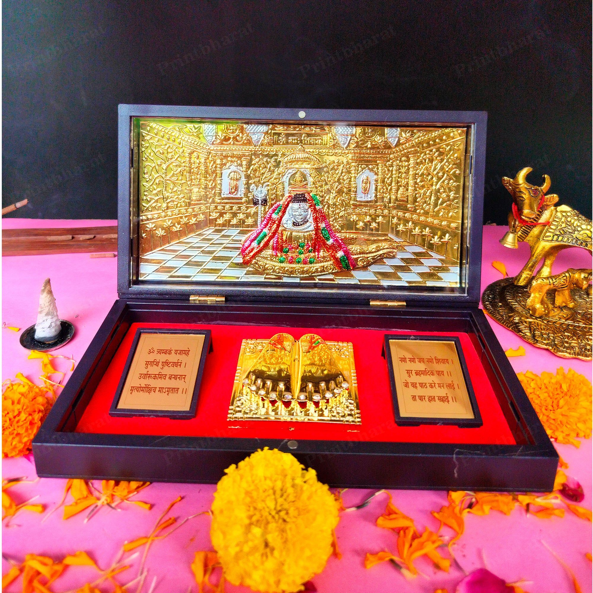 Shiv Shanker Pocket Temple (24 Karat Gold Coated)