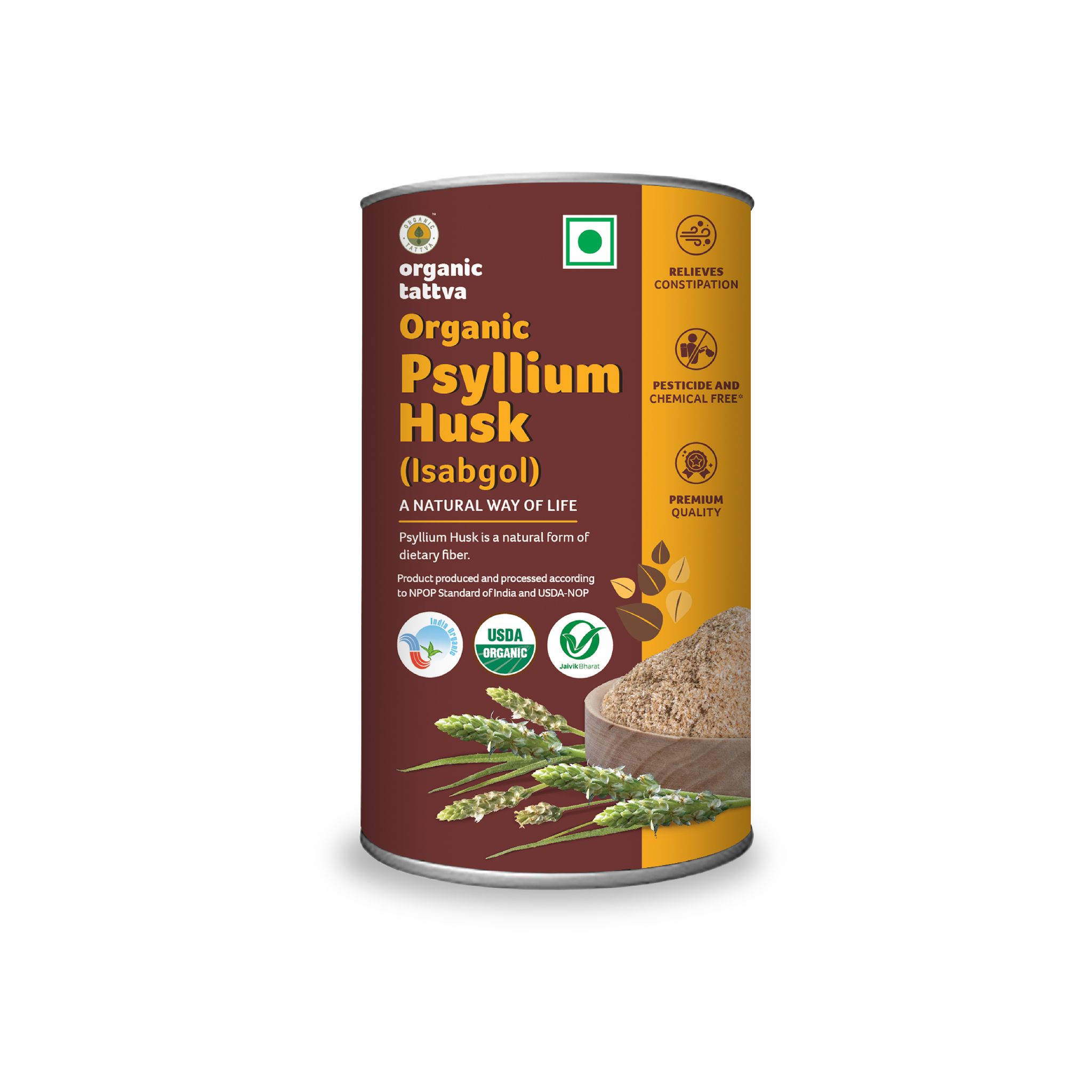 Organic Psyllium Husk 100g