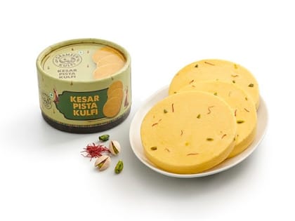 Kesar Pista Slice Kulfi (Pack of 3)