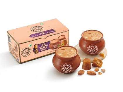 Gud Badaam Matka Kulfi (Pack of 2)