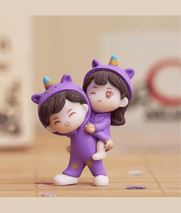 Exopick Cute Love Couple | Decorative Home & Gift Item