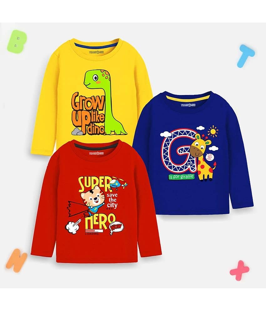 Trampoline Pack of 1 Boys Cotton Blend T-Shirt ( Multicolor1 )