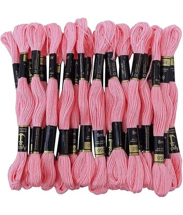 PRANSUNITA Anchor Stranded Cotton 6 Strand Cross-Stitch Hand Embroidery Stranded Cotton Craft Sewing Floss Thread, Pack of 10
