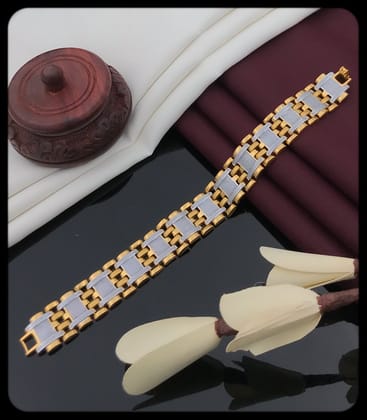 Jazzy Gold Plated Unisex Loose Bracelet