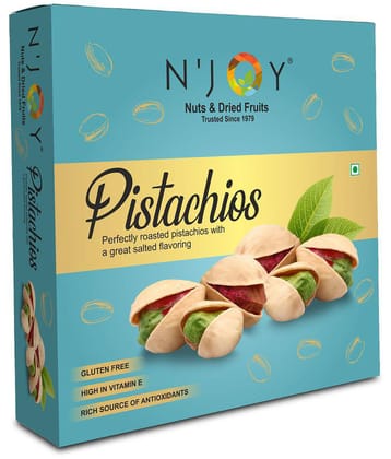 NJoy Roasted and Salted California Pistachios, 250g