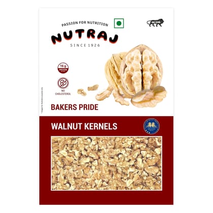 Nutraj Bakers Pride Walnut Kernels 250g | Broken Walnut (6-8 pieces )