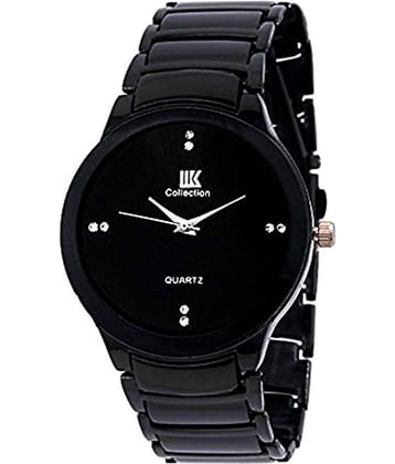 IIK Collection Black Analog Watch For Men
