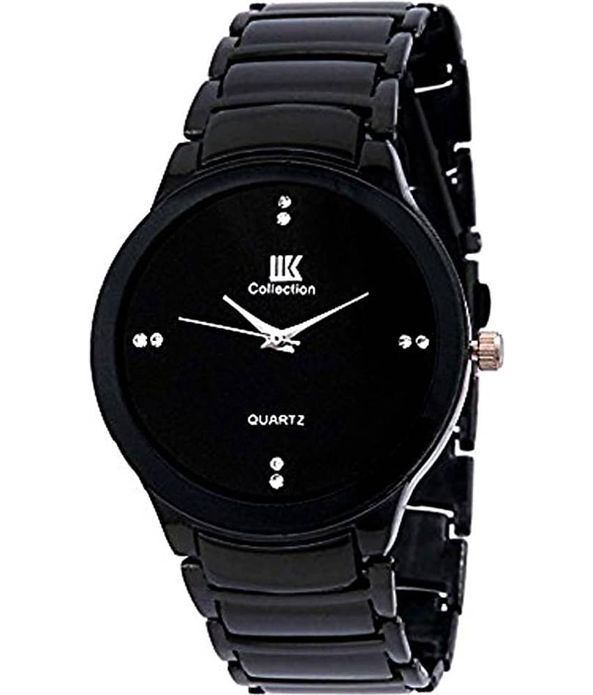 IIK Collection Black Analog Watch For Men