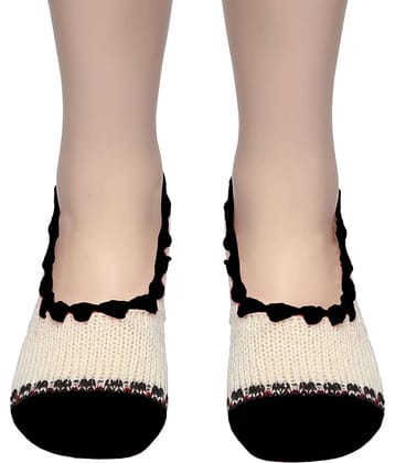 KC Store - Multicolor Woollen  Women's Ankle Length Socks ( Pack of 1 )