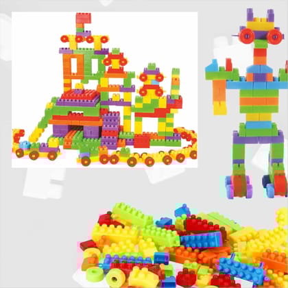 PlayMagic Building Blocks with Wheels 480 pcs