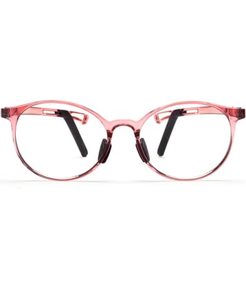 Yourspex+ Transparent Light Grey Oval Full Rim TR-90 Frame
