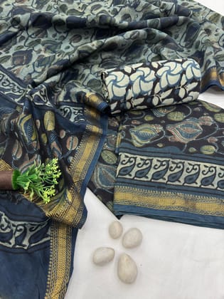Maheshwari Silk Suit Set